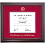 Alabama School Color Traditional Diploma Frame